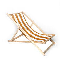 Espregui&ccedil;adeira riscas branco e amarelo