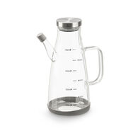 Galheteiro em vidro com tampa de a&ccedil;o 750ml