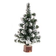 Arvore natal 25cm decorativa c/neve t5/2