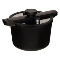 Panela de pressão preto em alumínio 6l,  Panela de pressão preto em alumínio 6l