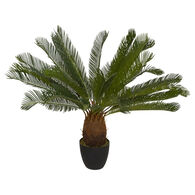 Palmeira ananas artificial com vaso