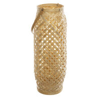 Lanterna natural CROSS em bambu 43cm,  Lanterna natural CROSS em bambu 43cm