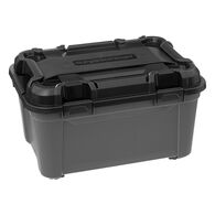 Caixa de arruma&ccedil;&atilde;o preta 80l