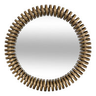 Espelho de parede BARREL dourado 61cm