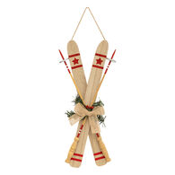 Pendurante ski com laço de juta 45cm