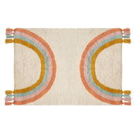 Tapete arco-&iacute;ris TUFT com tassels rainbow 100x150cm