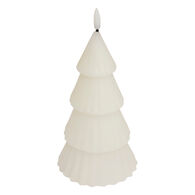 Vela árvore de natal led branco 22,5cm