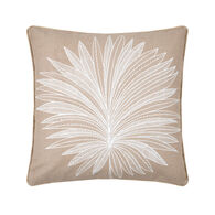 Almofada MEKONG taupe em algod&atilde;o 50x50cm