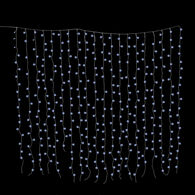 Cortina luminosa de natal com 8 fun&ccedil;&otilde;es de luz 400 leds