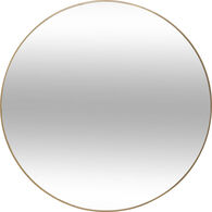 Espelho de parede ALICE redondo dourado 110cm