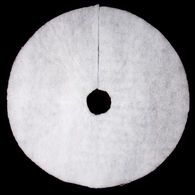 Tapete para &aacute;rvore de natal branco
