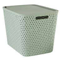 Cesto de arruma&ccedil;&atilde;o TRESSY verde 28l