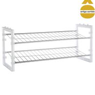 Sapateira em metal empilhável