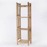 Estante com 4 níveis em bambu