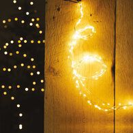 Série De Natal Efeito Cascata Branco Quente 200 LEDs