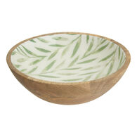 Saladeira INAYA verde em madeira mango 25cm