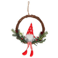 Coroa com pai natal 25cm
