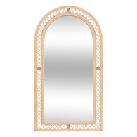 Espelho de parede ANAHI em rattan 87x47cm,  Espelho de parede ANAHI em rattan 87x47cm