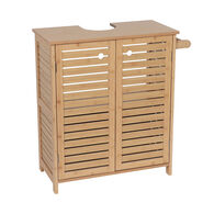 M&oacute;vel para lavat&oacute;rio TRINIDAD em mdf e bambu