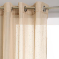 Cortina efeito riscas bege 140x240cm,  Cortina efeito riscas bege 140x240cm