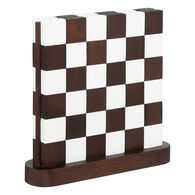 Tabuleiro xadrez TWISTED em madeira 27x28cm