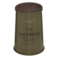 Pufe JOAO verdei em metal 47cm