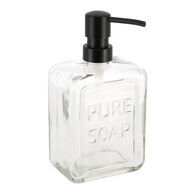 Doseador de sabonete l&iacute;quido PURE SOAP em vidro