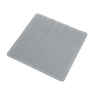 Tapete WC Antiderrapante Cinza Escuro 53x53cm,  Tapete WC Antiderrapante Cinza Escuro 53x53cm