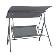 Baloi&ccedil;o cinza para 3 pessoas