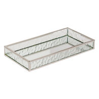 Tabuleiro ANIA prateado 17x28cm