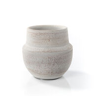 Jarra SABRE cinza em barro 14cm
