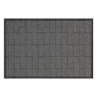 Individual de mesa geométrico preto 30x45cm,  Individual de mesa geométrico preto 30x45cm