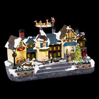 Aldeia natalícia com trenó voador,  Aldeia natalícia com trenó voador