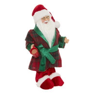 FIG. PAI NATAL 16X10X30CM ROBE VELUDO T3