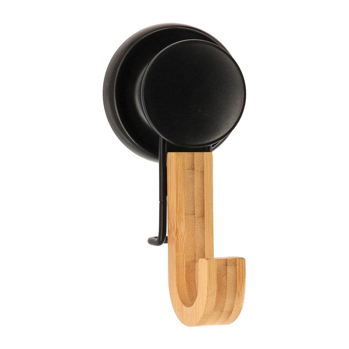 Cabide wc com ventosa preto em bambu | | hôma