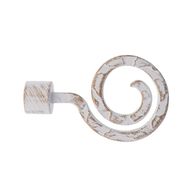 Conjunto de 2 terminais DEMEURE branco e dourado