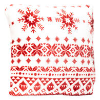 Almofada decorativa natal scandi vermelha 40x40cm