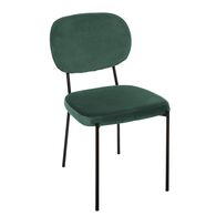 Cadeira Verde Escuro Em Veludo Talia 46X56X82Cm 