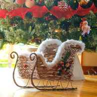 Trenó decorativo em madeira,  Trenó decorativo em madeira