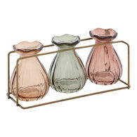 Conjunto de 3 jarras MONA em vidro 10cm