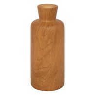 Vaso SOA em cer&acirc;mica efeito madeira 30cm