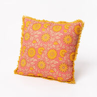 Almofada YUCATAN com girassóis 45x45cm