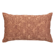 Almofada JACQUARD stonewash rosa velho 30x50cm
