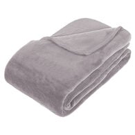 Manta microfibra cinza 180x230cm,  Manta microfibra cinza 180x230cm