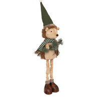 Figura ouriço francis com gorro e cachecol extensível 95cm