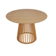 Mesa de jantar redonda MESSINA bege 120cm