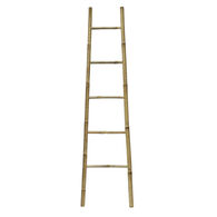 Toalheiro escada em bambu 150cm,  Toalheiro escada em bambu 150cm
