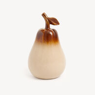 Figura decorativa p&ecirc;ra bege 21cm