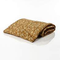 Edred&atilde;o fundo de cama AUTOMNE floral bege 65x180cm