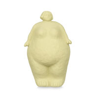Est&aacute;tua figura de mulher em cer&acirc;mica verde 25cm